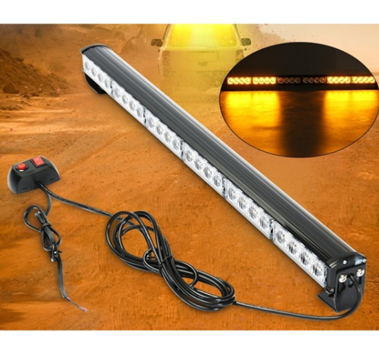 86 cm turuncu çakarlı led bar